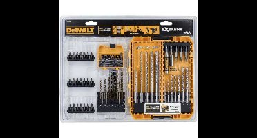 DEWALT DT70760-QZ EXTREME Boor- en bitset, 68-delig