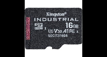 Kingston Industrial microSDHC 16GB geheugenkaart