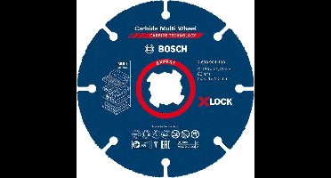 Bosch Expert X-LOCK Carbide MultiWheel doorslijpschijf, Ø 125mm