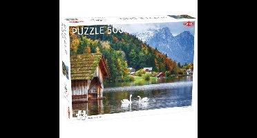 Tactic Puzzel Landscape: Swans on a Lake