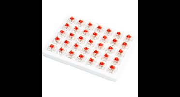Keychron Gateron Cap Switch Set - Cap Red, 35 Switches keyboard switches