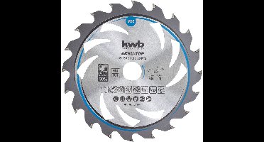 KWB Dun Zagend Cirkelzaagblad, met hardmetaal versterkt 150mm