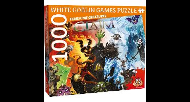 White Goblin Games Claim Puzzle: Fearsome Creatures puzzel