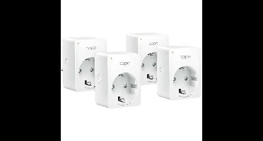 TP-Link TAPO P100 Mini Smart Wifi-stopcontact (4 pack) schakel stekkerdoos