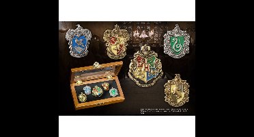 Noble Collection Harry Potter: Hogwarts House Crest Pin Set decoratie