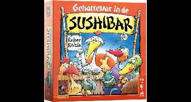 999 Games Geharrewar in de Sushibar Dobbelspel