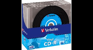 Verbatim CD-R 700 MB Vinyl blanco cd's