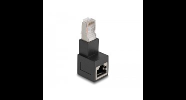 DeLOCK Delock RJ45 plug-RJ45 90° Cat6A Downward