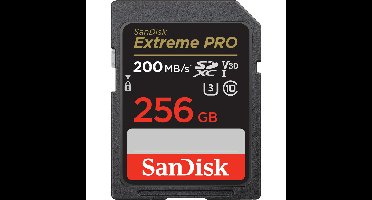 SanDisk Extreme PRO SDXC 256 GB geheugenkaart