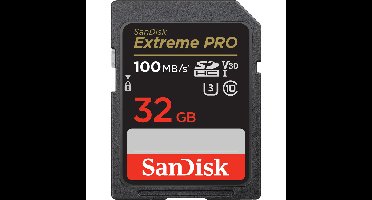 SanDisk Extreme PRO SDHC 32 GB geheugenkaart