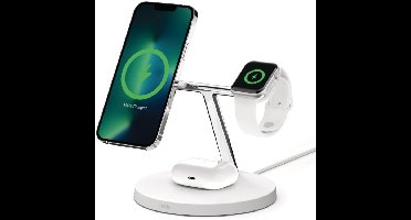 Belkin BOOST CHARGE PRO 3-in-1 draadloze lader met MagSafe oplaadstation