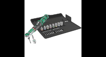 Wera Safe-Torque A 2 Set 1, 1/4" zeskant, 2-12 Nm, 23-delig draaimomentsleutel