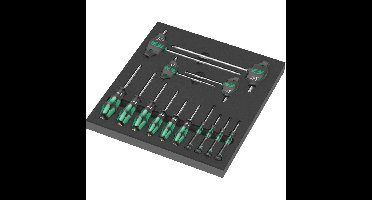Wera 9712 Schuimrubberen inzetstuk met TORX HF-schroevendraaiers Set 1, 14-delig