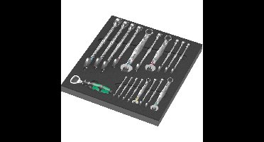 Wera 9731 Schuimrubberen inzetstuk met 6003 Joker Set 1, 19-delig gereedschapsset