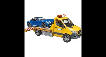 bruder Mercedes Benz Sprinter Auto transport en roadster modelvoertuig