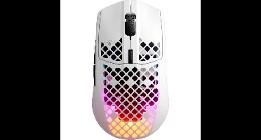 SteelSeries Aerox 3 Wireless - Snow gaming muis