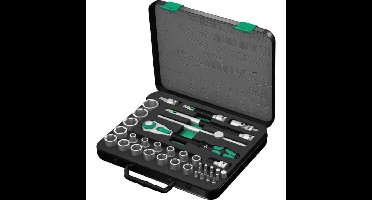 Wera 8100 SC 2 Zyklop Speed-ratelset, 1/2", 37-delig gereedschapsset