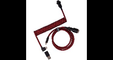 Keychron Premium Coiled Aviator Cable, Angled kabel