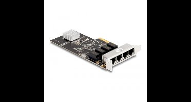DeLOCK PCI Express x4 Card 4 x RJ45 Gigabit LAN netwerkadapter