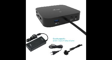 i-tec USB-C HDMI DP Docking Station with Power Delivery 100 W dockingstation