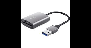 Trust Dalyx Snelle USB-kaartlezer van aluminium