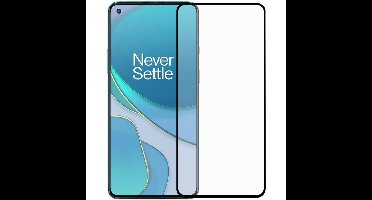 Diverse OnePlus 8T Full cover Tempered Glass screenprotector