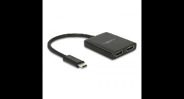 DeLOCK USB Type-C Splitter 2x HDMI out 4K hdmi splitter