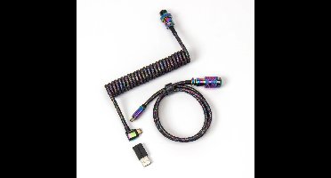 Keychron Premium opgerolde pilotenkabel - Hoekig