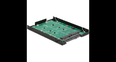 DeLOCK Converter SATA 22P > 2x 67P M.2 NGFF adapter