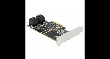 DeLOCK 5-poorts SATA PCIe x4-kaart adapter
