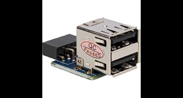 DeLOCK USB Pinheader Bu > 2x USB2.0 adapter
