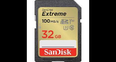 SanDisk Extreme SDHC 32 GB geheugenkaart