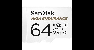 SanDisk High Endurance microSDXC 64 GB geheugenkaart