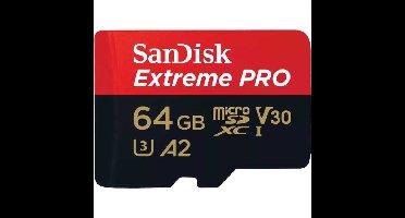 SanDisk Extreme PRO 64 GB microSDXC geheugenkaart