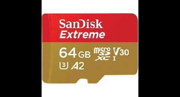 SanDisk Extreme microSDXC 64 GB geheugenkaart