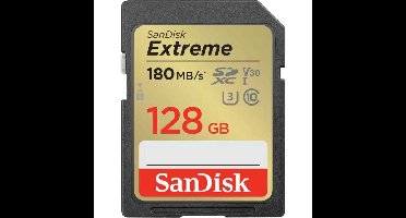 SanDisk Extreme SDXC 128 GB geheugenkaart