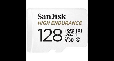 SanDisk High Endurance microSDXC 128 GB geheugenkaart