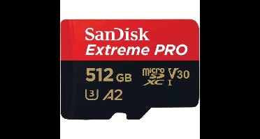 SanDisk Extreme PRO 512 GB microSDXC geheugenkaart