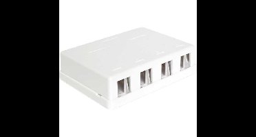 DeLOCK Keystone Surface Mounted Box 4 Port behuizing