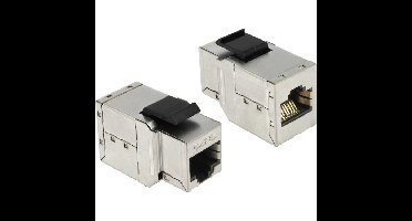 DeLOCK Keystone RJ45 Bu-Bu Cat6a metall keystone module