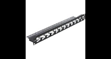 DeLOCK Keystone Patchpanel 19" 24 Port patchpaneel