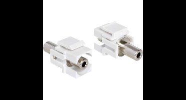 DeLOCK Keystone module Stereo jack 3.5 mm female adapter
