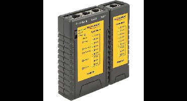 DeLOCK Kabeltester RJ45 / RJ12 + Portfinder