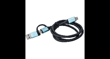i-tec USB-C > USB-C kabel met geïntegreerde USB 3.0 adapter