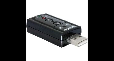 DeLOCK USB Sound Adapter 7.1 geluidskaart
