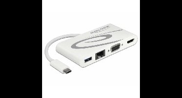 DeLOCK USB-C 3.1 > HDMI + VGA + LAN + USB adapter