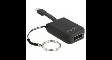 DeLOCK USB-C > DisplayPort adapter sleutelhanger