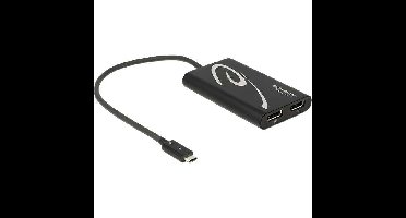 DeLOCK Thunderbolt 3 > 2x DisplayPort adapter