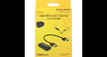 DeLOCK HDMI A (female) > VGA (female) adapter