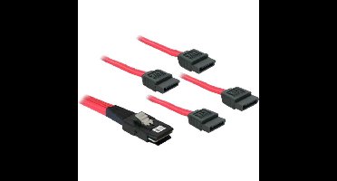 DeLOCK Mini SAS 36-Pin male > 4x SATA 7-Pin adapter